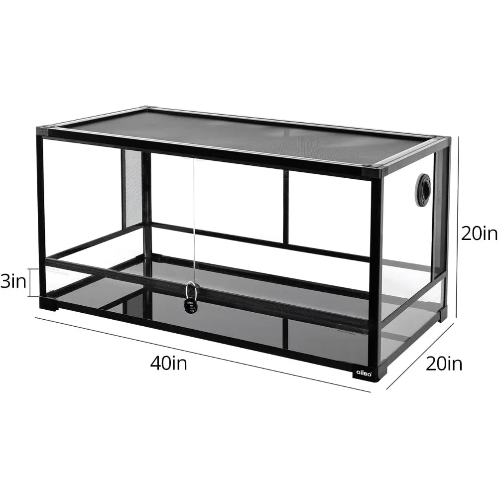 70 Gallon Reptile Large Terrarium
