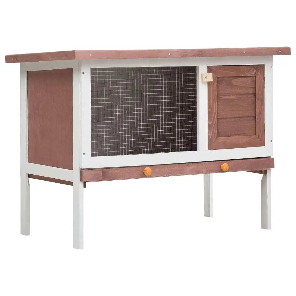 Wooden Outdoor Rabbit Hutch