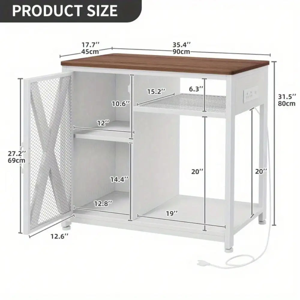 Aquarium Stand Cabinet with Light For Fish Tank