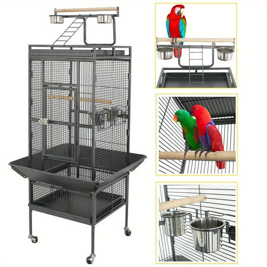 Bird cage steel top