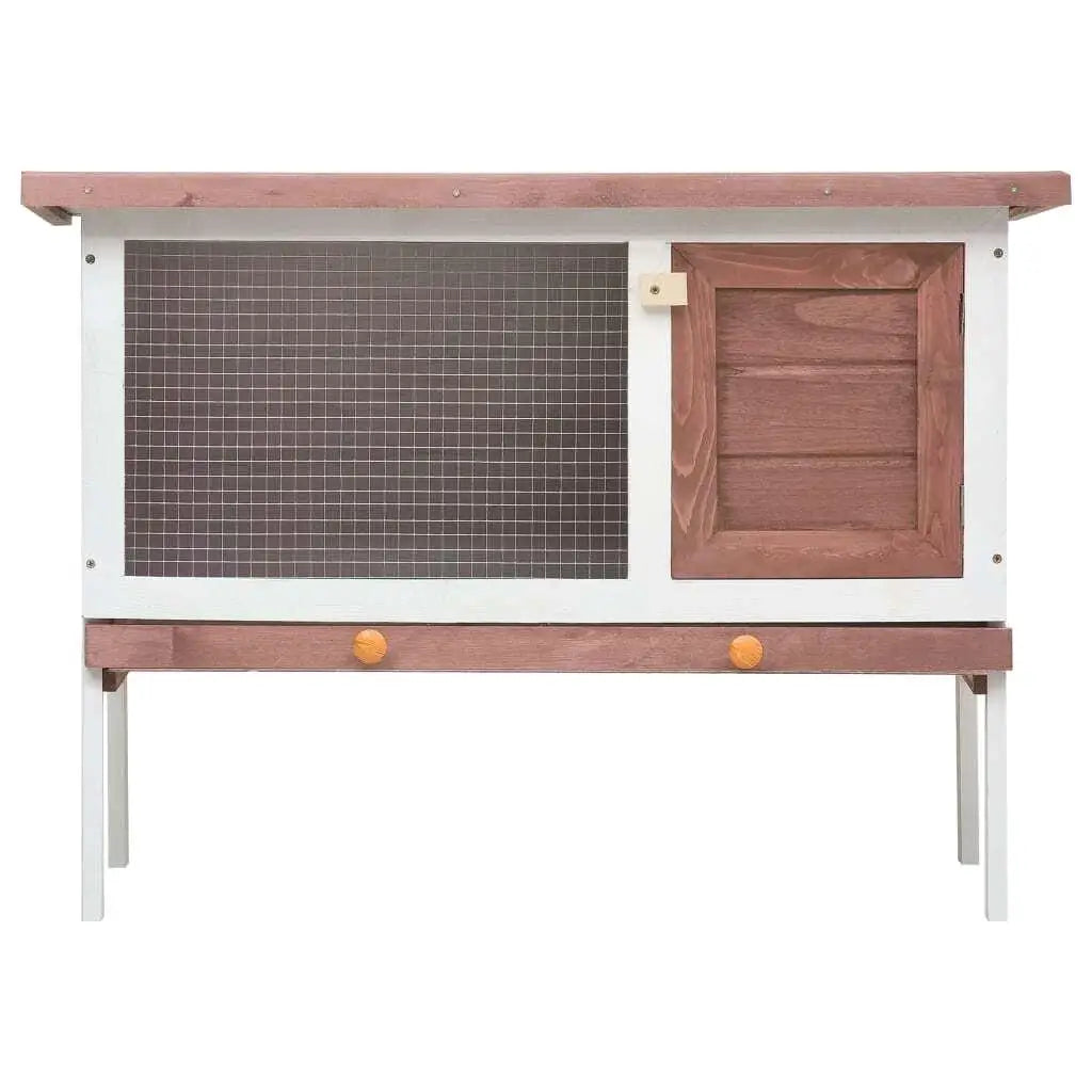 Wooden Outdoor Rabbit Hutch